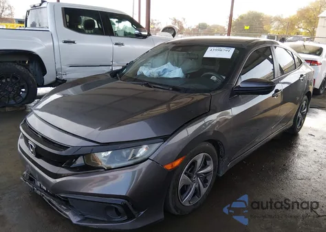 2019 Honda Civic Lx из США, поврежденный, VIN 2HGFC2F63KH542542
